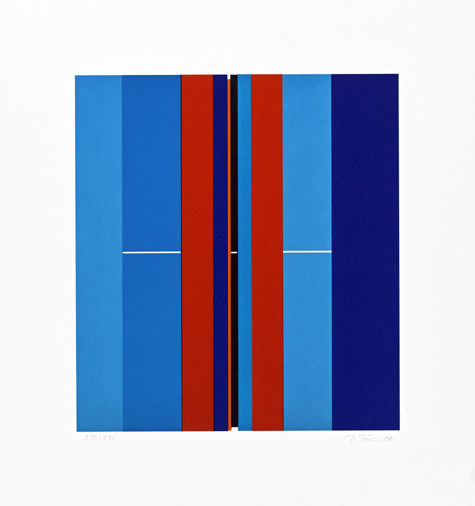 Konstnär Ilkka Pärni. Konstverk benämning IP3 ‘Utan titel 3’, litografi, pappersmått: 34x30 cm, bildmått: 22x20 cm, upplaga 295. Våga Se - Konst
