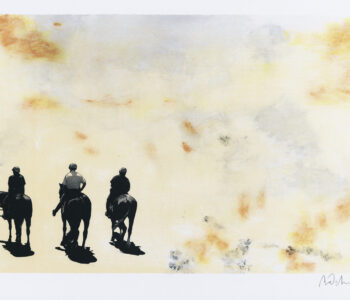 Mats Pehrson konstnär, konstverk "Contemplation 1", litografi, 43x30 cm, upplaga 295 Våga Se Konst