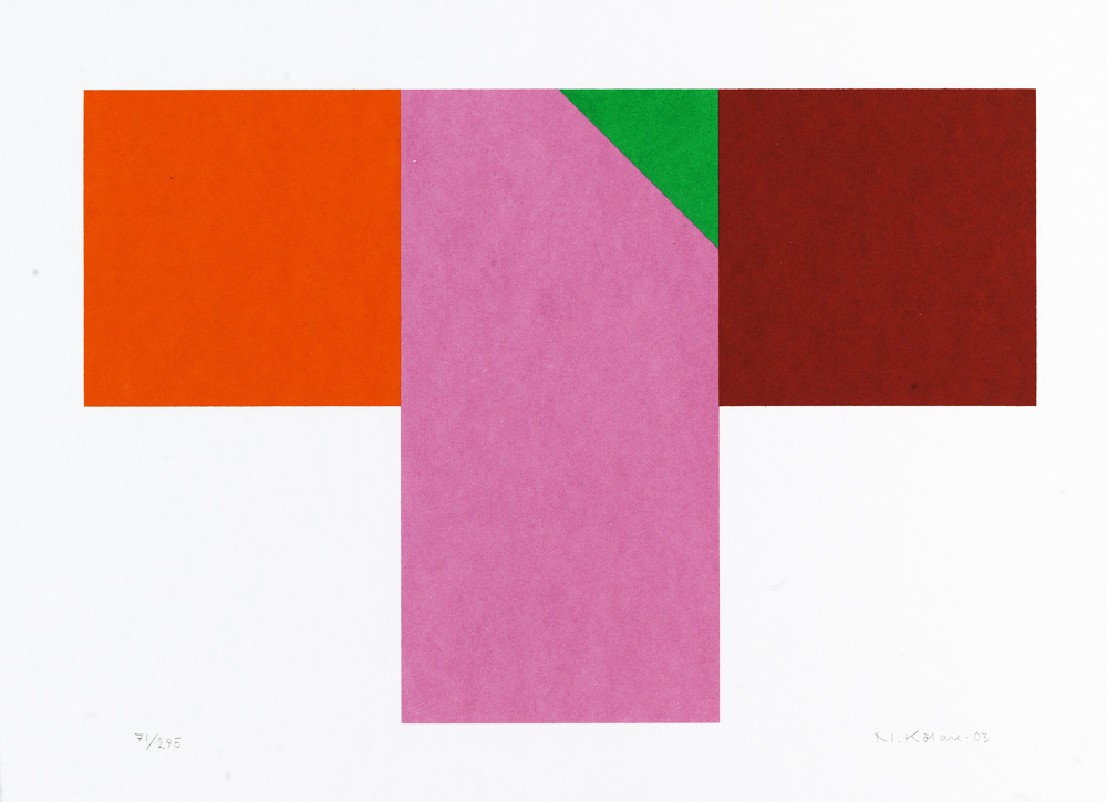 Konstnär Nils Kölare. Konstverk benämning NIKÖ2 ‘Ängel 2’, serigrafi, 28×36 cm, upplaga 295. Våga Se - Konst