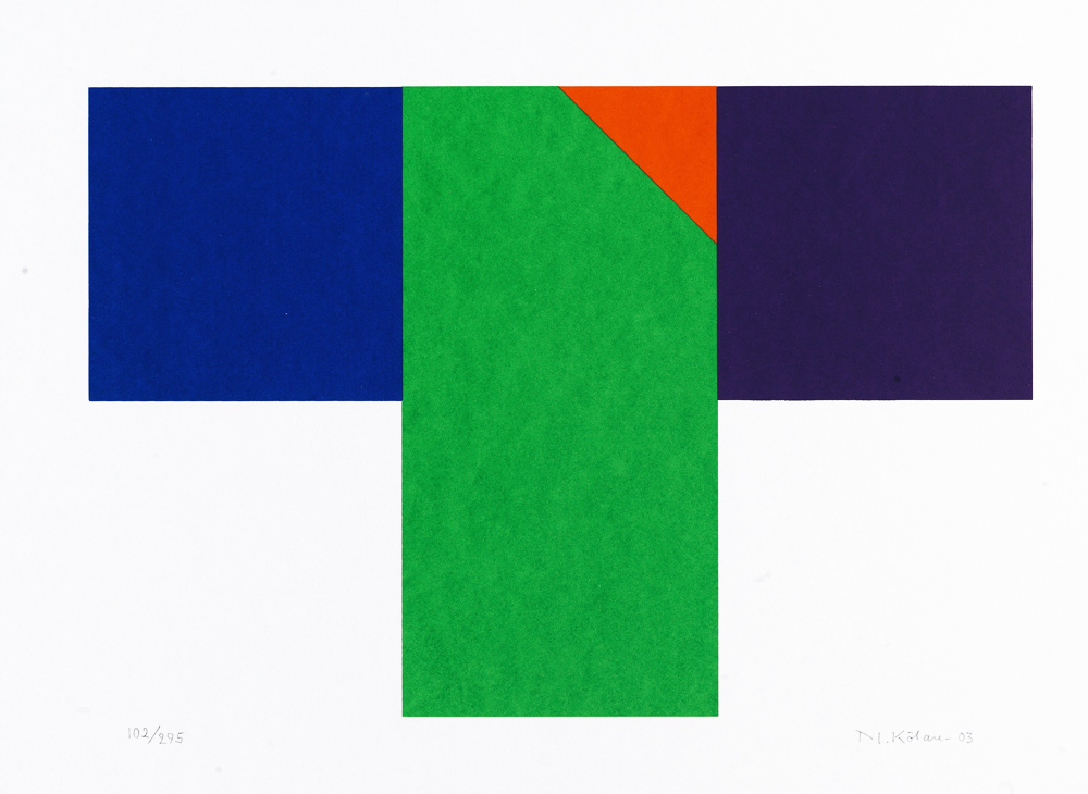 Konstnär Nils Kölare. Konstverk benämning NIKÖ1 ‘Ängel 1’, serigrafi, 28×36 cm, upplaga 295. Våga Se - Konst